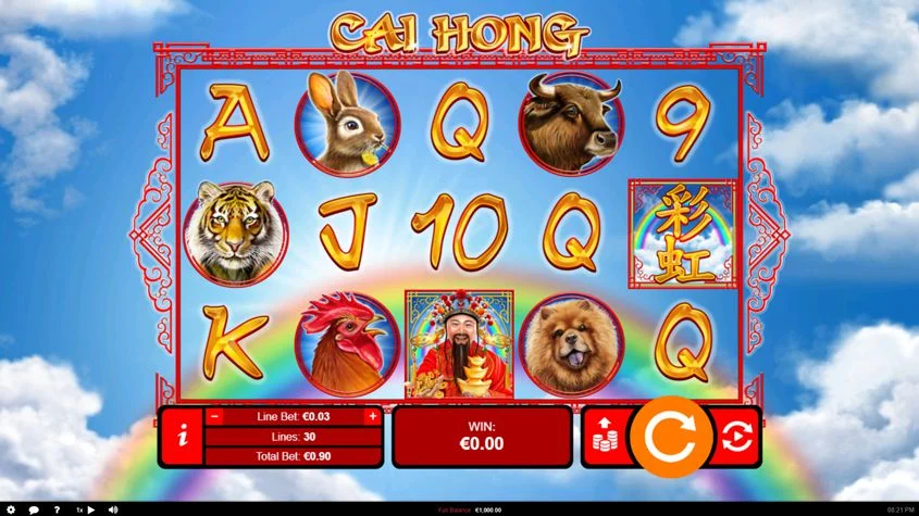 Discover Rainbow Riches with Cai Hong Slot 3