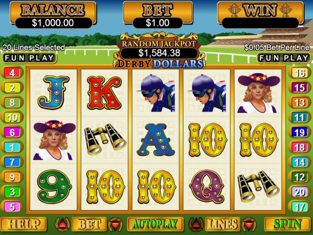 Race to Big Wins with Derby Dollars Slot