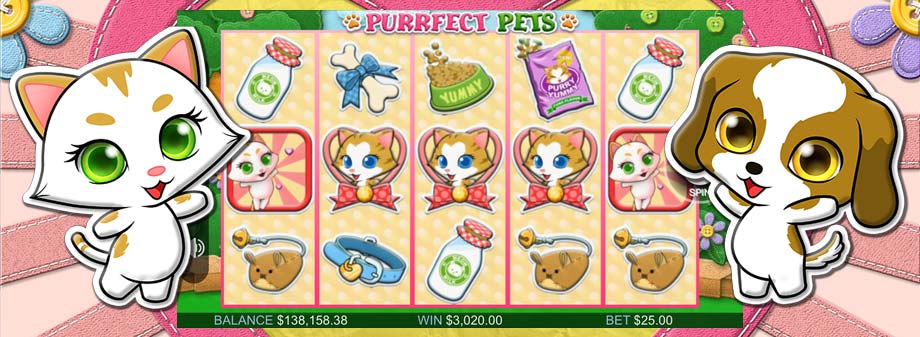 Unleash Furry Fun with Purrfect Pets Slot 3